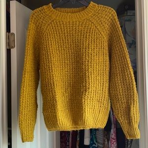Mustard Knitted Sweater